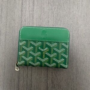 Goyard Emerald Green Wallet